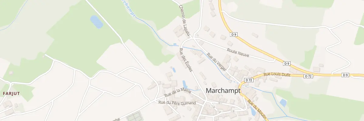 Plan du 125 Rue des Ecoles à Marchampt