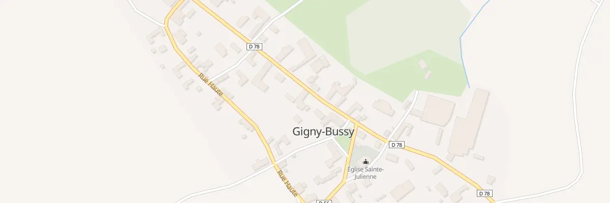 Plan du 5045 Le Village à Gigny-Bussy