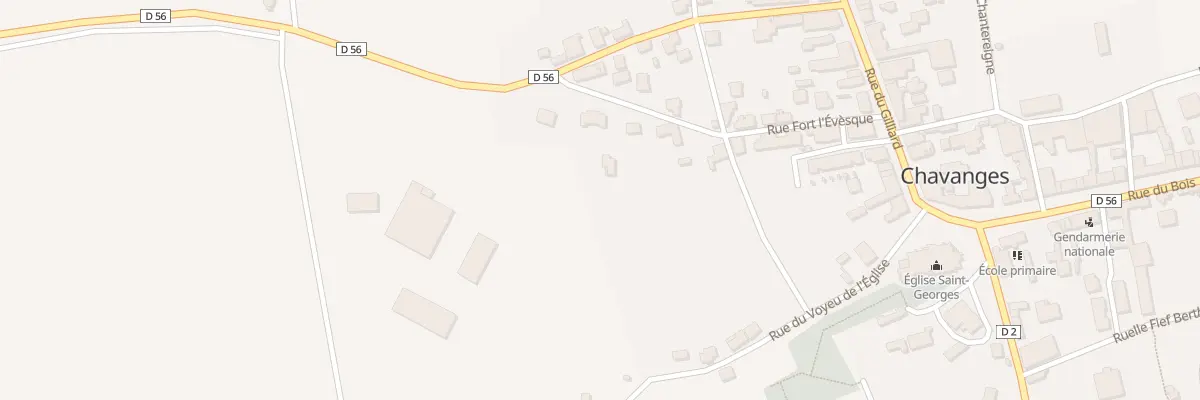 Plan du 22B Rue du Fort Levesque à Chavanges