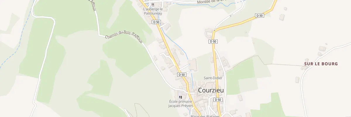 Plan du 23 Rte du Velair à Courzieu