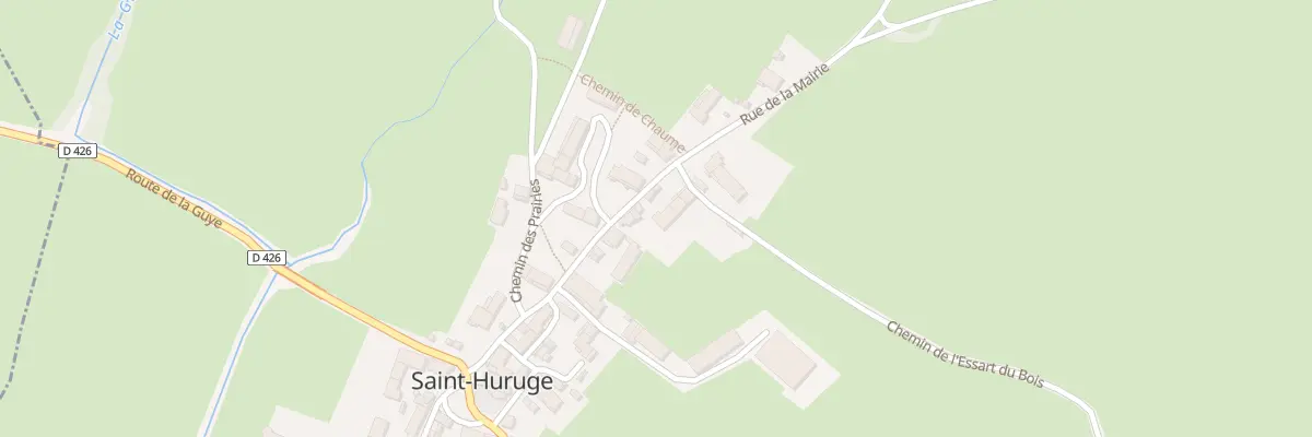 Plan du 5009 Le Bourg à Saint-Huruge
