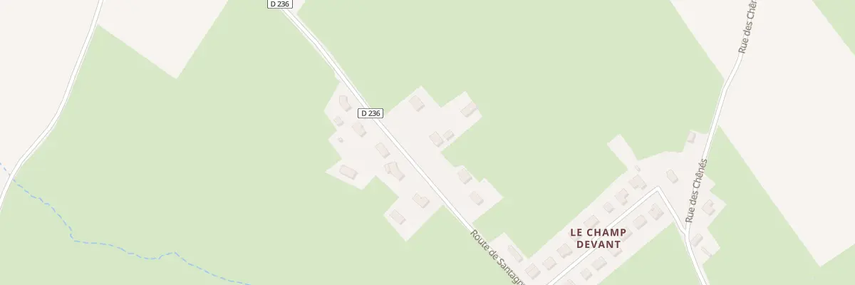 Plan du 22 Rte de Santagny à Genouilly