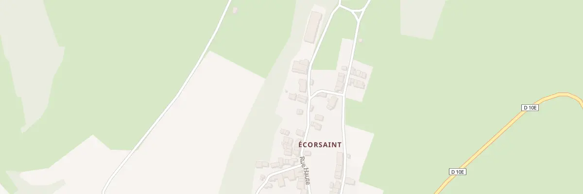 Plan du 33 Rue Haute à Hauteroche