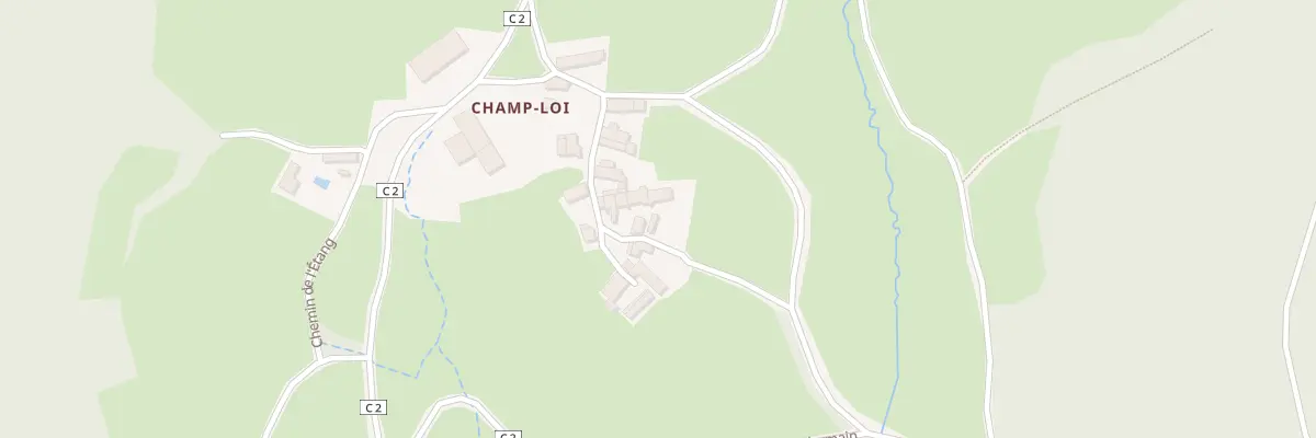 Plan du 5058 Champ Loi à Bergesserin