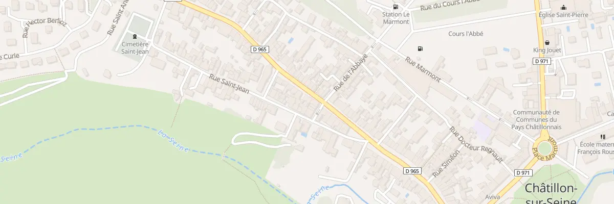 Plan du 71 Rue Docteur Robert à Châtillon-sur-Seine