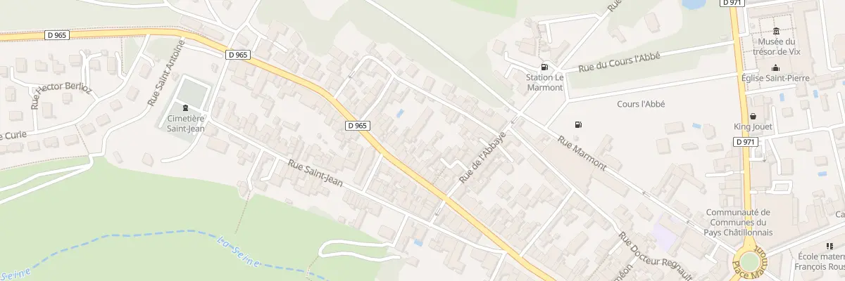 Plan du 96 Rue Docteur Robert à Châtillon-sur-Seine