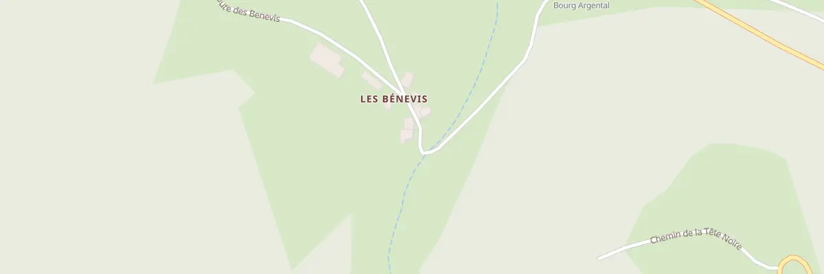 Plan du 301 Rte des Benevis à Burdignes