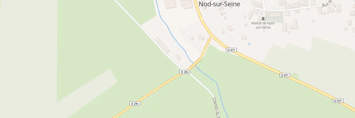 Plan du 1 Che des Bandes à Nod-sur-Seine