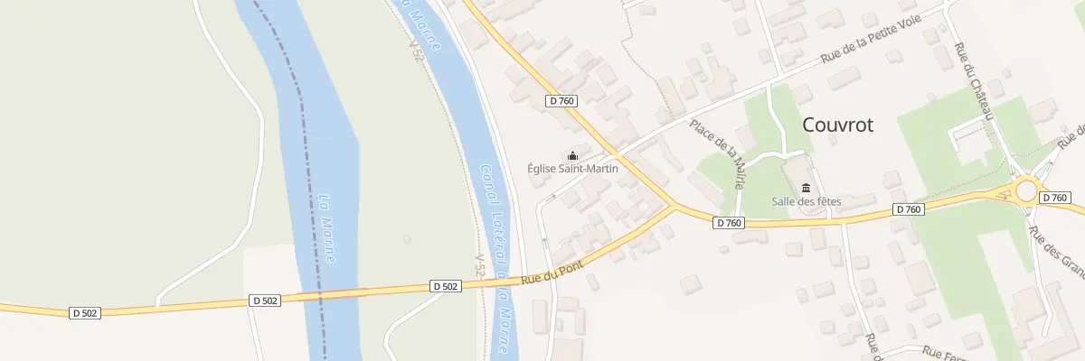 Plan du 1 Rue de l’Eglise à Couvrot