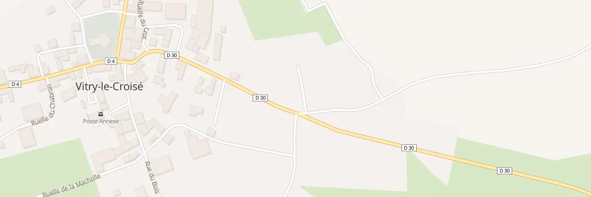 Plan du 25 Rue de Fontarce à Vitry-le-Croisé