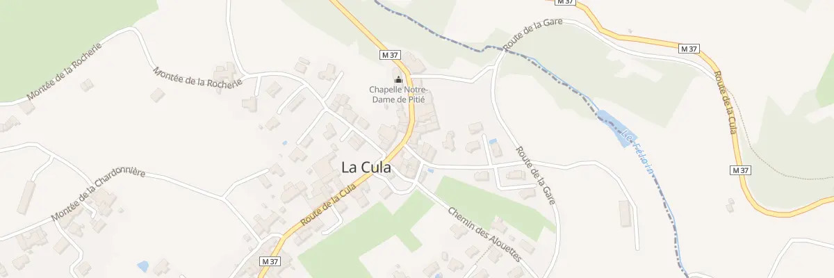 Plan du 994 Rte de la Cula à Genilac