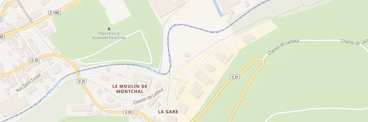 Plan du 9006 La Gare à Burdignes