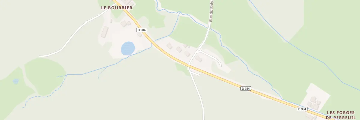 Plan du 582 Rue du Bois du Roi à Perreuil