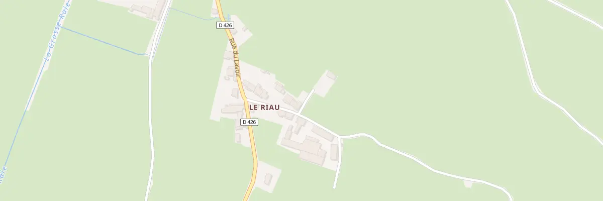 Plan du 5042 Le Riau à Saint-Huruge