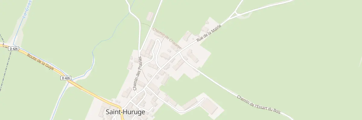 Plan du 16 Rue de la Mairie à Saint-Huruge