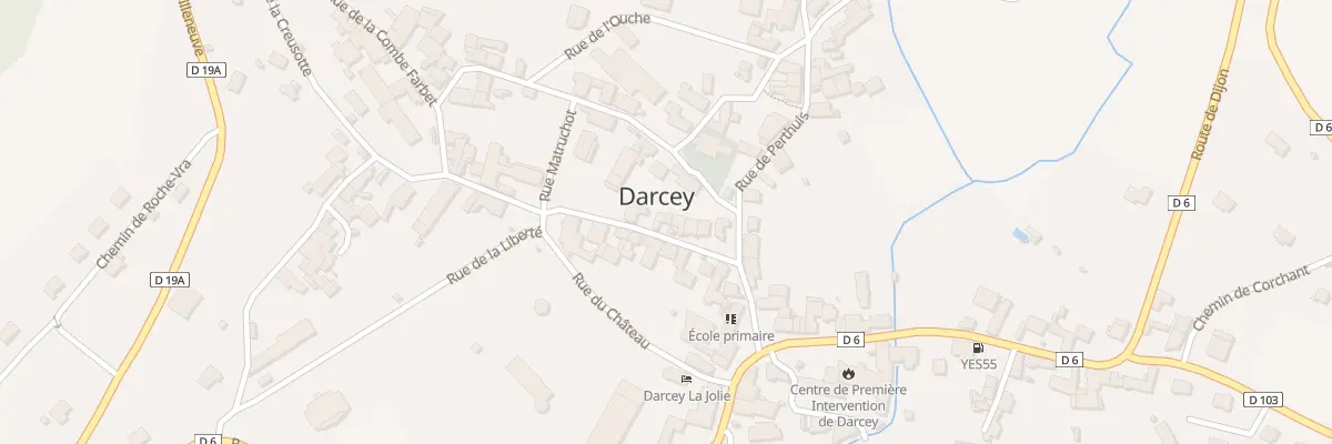 Plan du 6 Grande Rue à Darcey