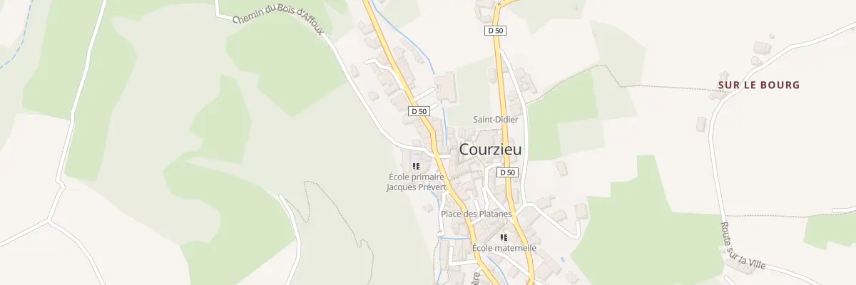 Plan du 5224 Le Bourg à Courzieu