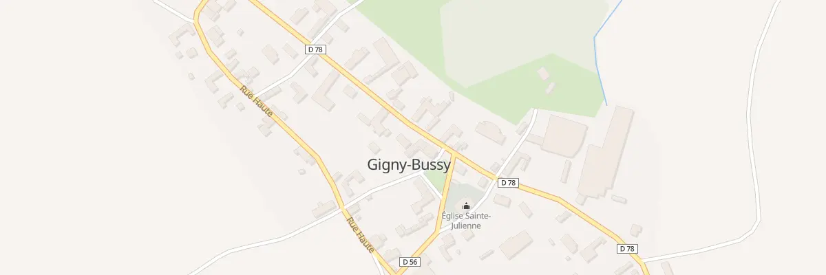 Plan du 36 Rue Marcel Bailly à Gigny-Bussy