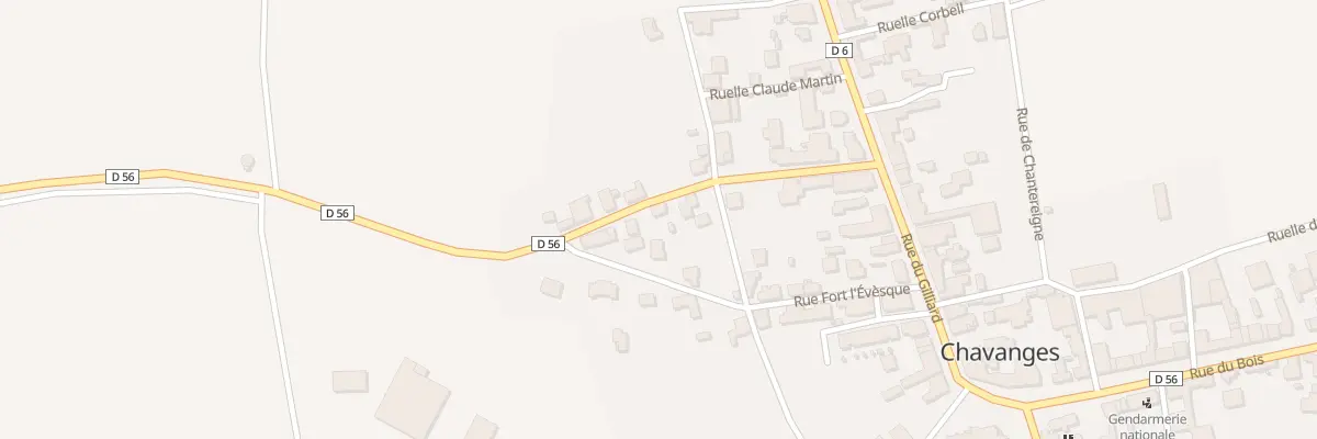 Plan du 18 Rue du Voyeu du Four à Chavanges