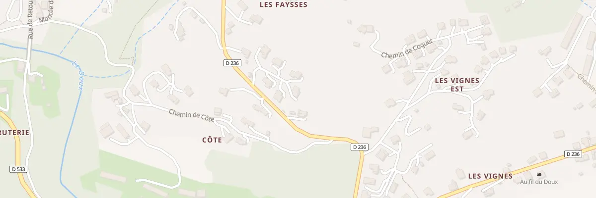 Plan du 5958 Cote à Saint-Prix
