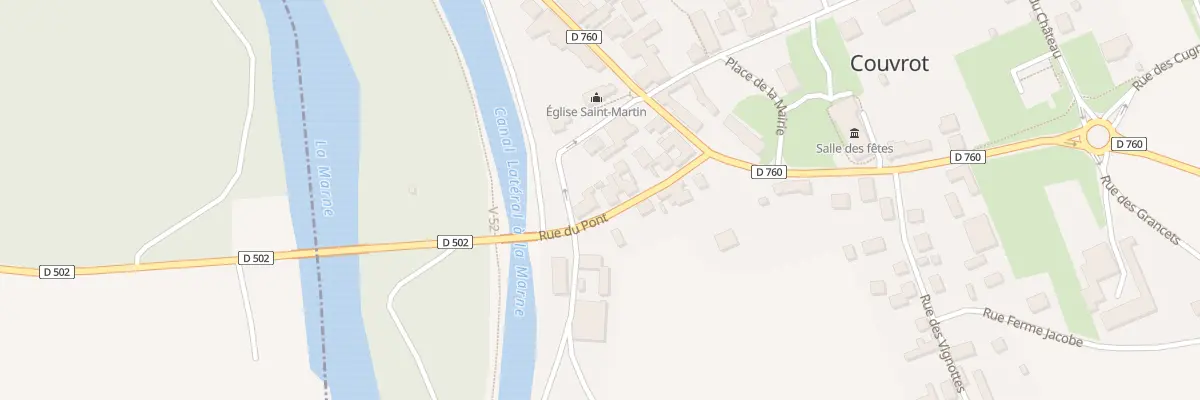 Plan du 9 Rue du Pont à Couvrot