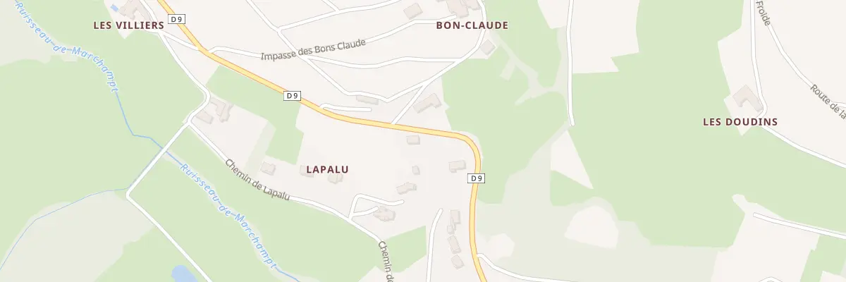 Plan du 1465 Rte de la Croix Marchampt à Marchampt