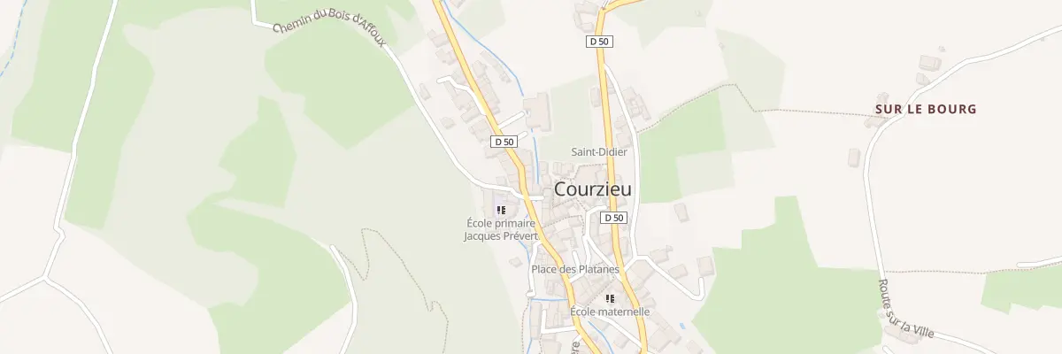 Plan du 33 Rte du Velair à Courzieu
