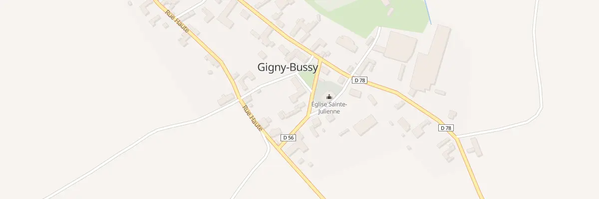 Plan du 2 Rue de l’Eglise à Gigny-Bussy