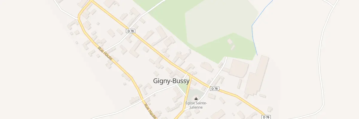 Plan du 23 Rue Marcel Bailly à Gigny-Bussy