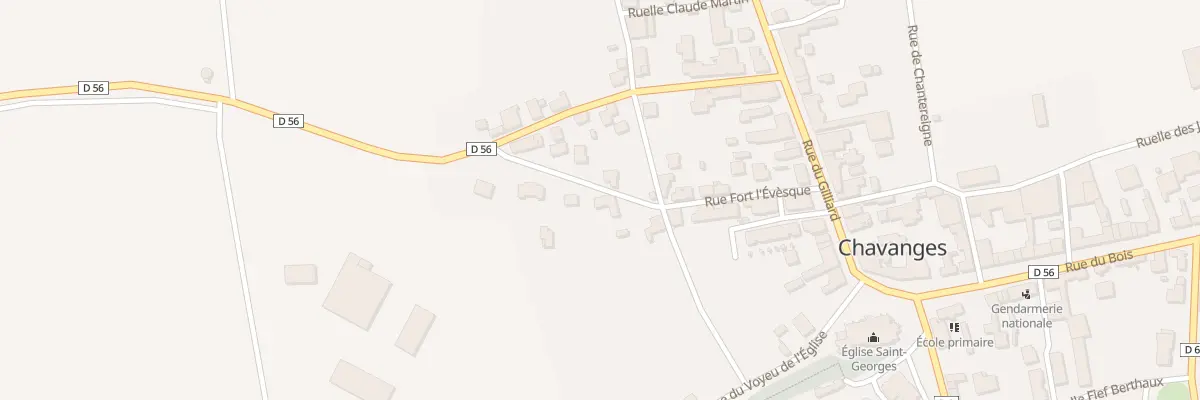 Plan du 18 Rue du Fort Levesque à Chavanges