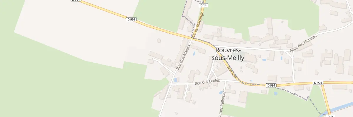 Plan du 10 Rue Gué Manna à Meilly-sur-Rouvres