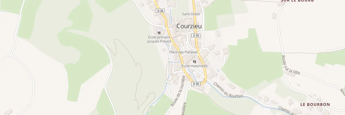 Plan du 52 Rte du Velair à Courzieu