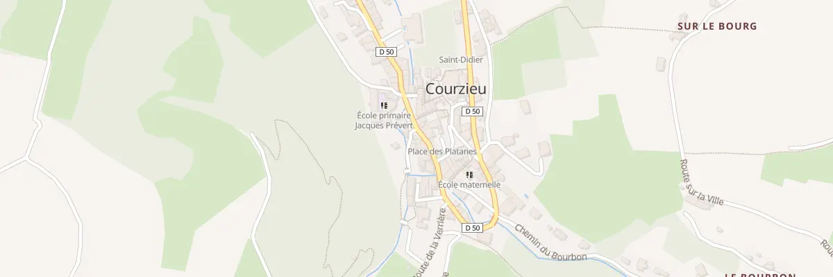Plan du 5234 Le Bourg à Courzieu