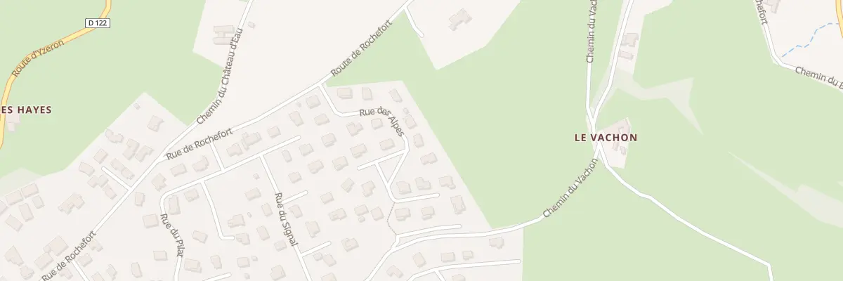 Plan du 9 Rue des Alpes à Saint-Martin-en-Haut