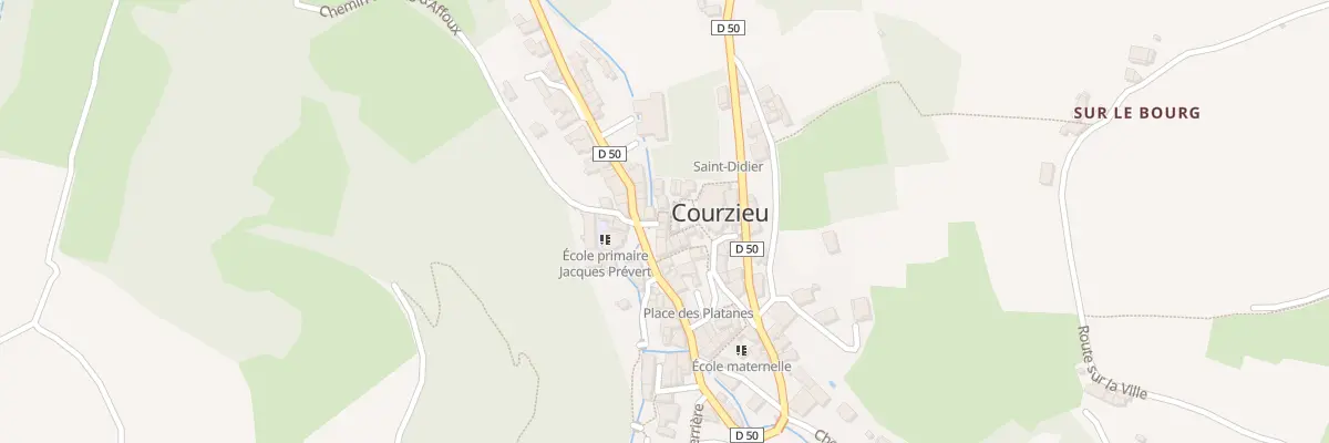 Plan du 2 Pl de la Mairie à Courzieu