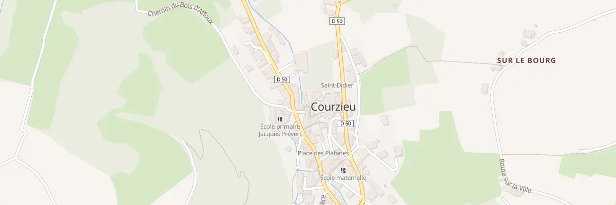 Plan du 5304 Le Bourg à Courzieu