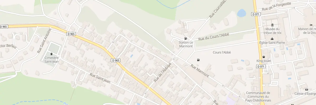 Plan du 6B Rue du Montoir à Châtillon-sur-Seine