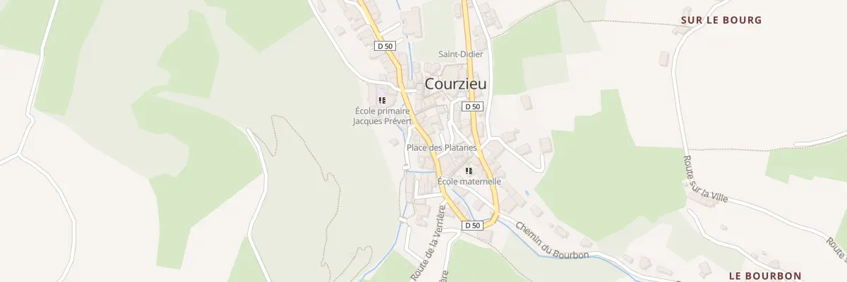Plan du 50 Rte du Velair à Courzieu