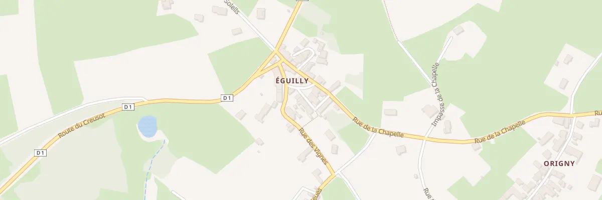 Plan du 5572 Eguilly à Couches