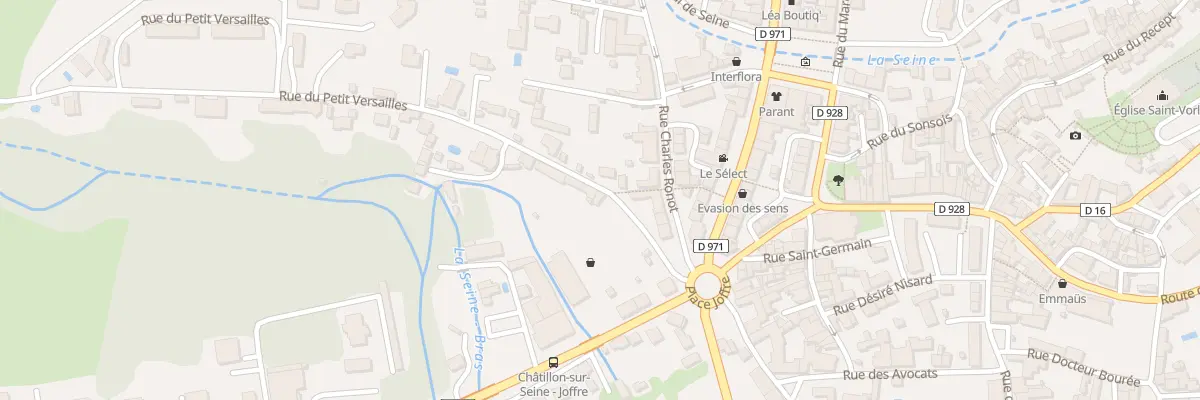 Plan du 1B Rue du Petit Versailles à Châtillon-sur-Seine