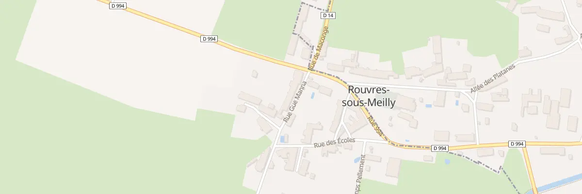 Plan du 8 Rue Gué Manna à Meilly-sur-Rouvres