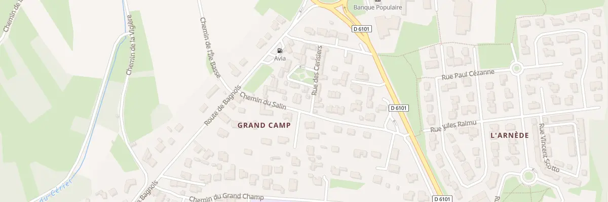 Plan du 13 Rue des Cerisiers à Remoulins