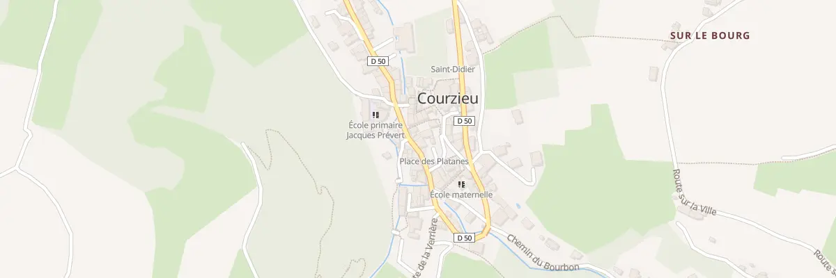 Plan du 39 Rte du Velair à Courzieu