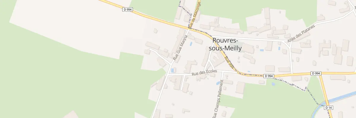 Plan du 5 Rue Gué Manna à Meilly-sur-Rouvres