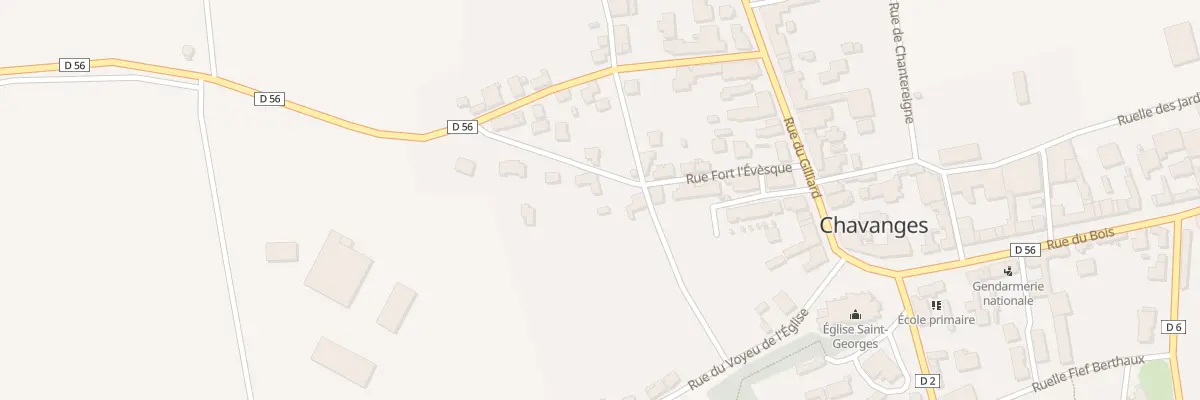 Plan du 16 Rue du Fort Levesque à Chavanges