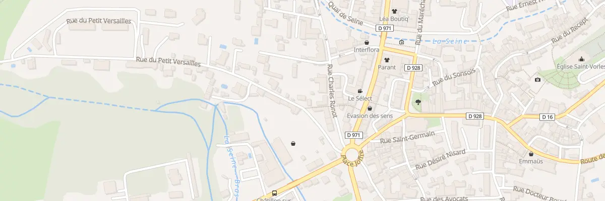 Plan du 2 Rue du Petit Versailles à Châtillon-sur-Seine