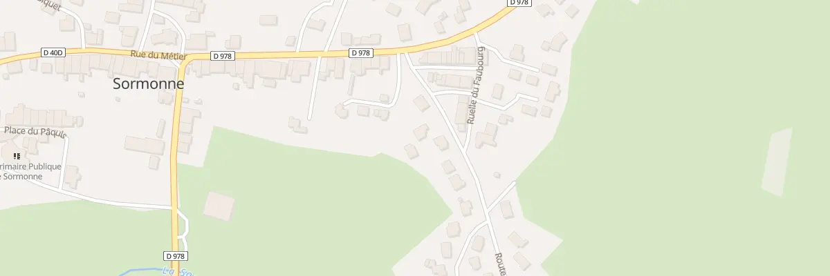 Plan du 6 Rte de Ham les Moines à Sormonne