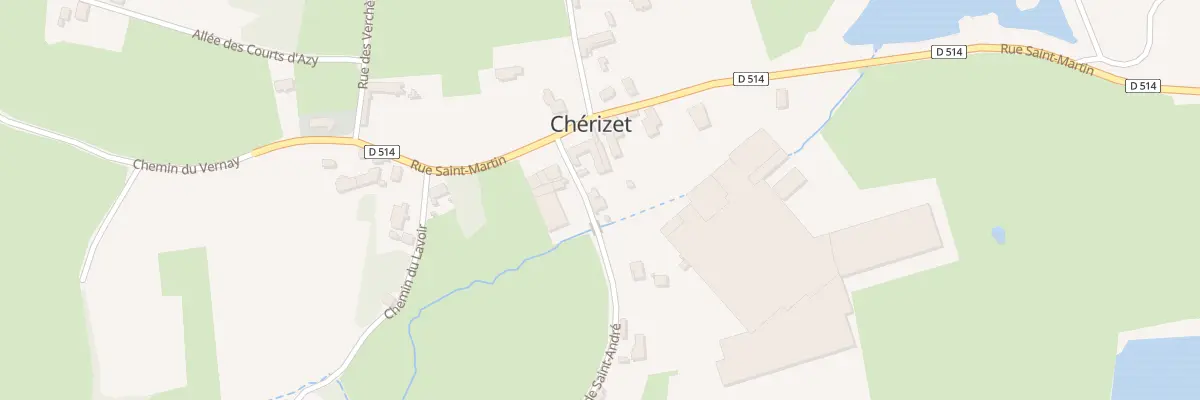 Plan du 5014 Cherizet à Chérizet