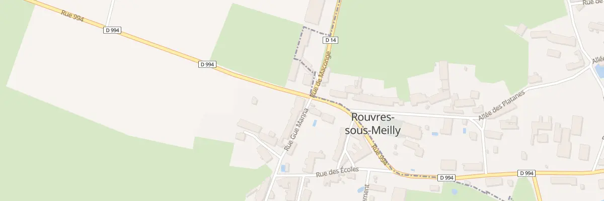 Plan du 2 Rue Gué Manna à Meilly-sur-Rouvres