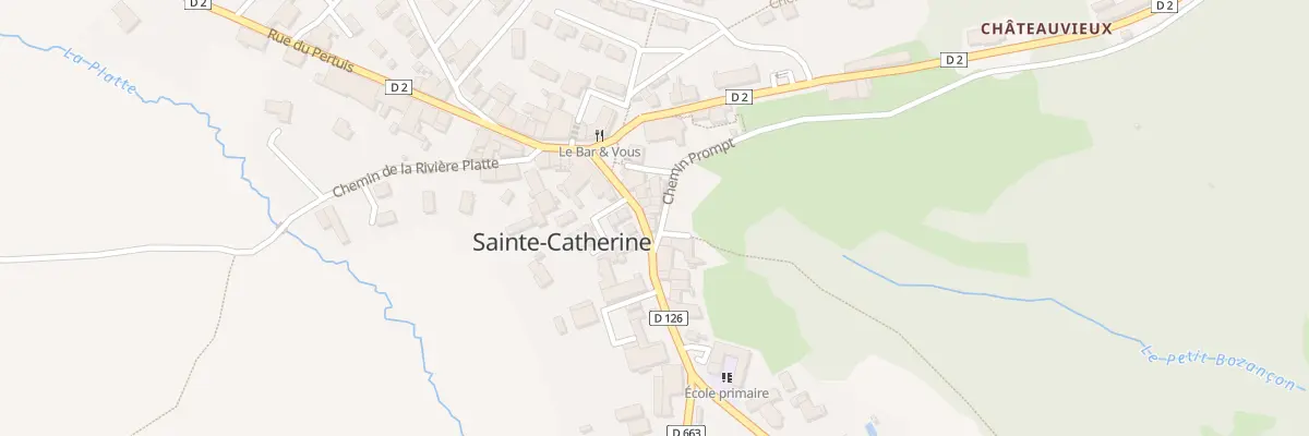 Plan du 5018 Bourg à Sainte-Catherine